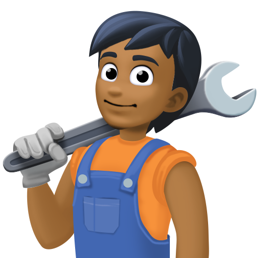 Mechanic: Medium-Dark Skin Tone, the design in this release