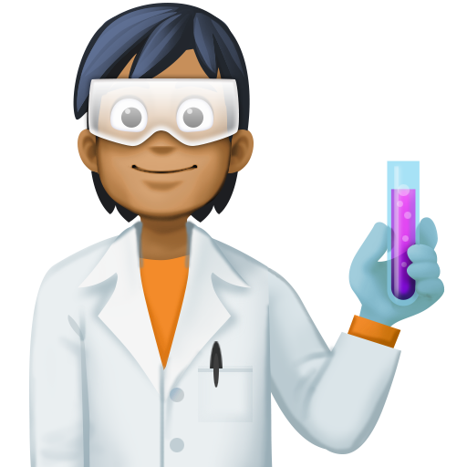Scientist: Medium-Dark Skin Tone, the design in this release