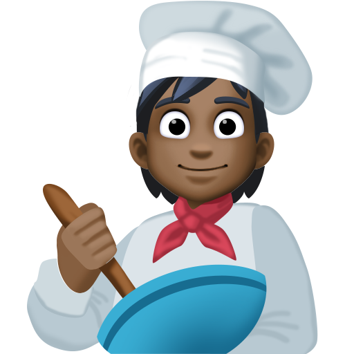 Cook: Dark Skin Tone, the design in this release