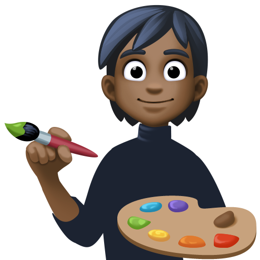Artist: Dark Skin Tone, the design in this release