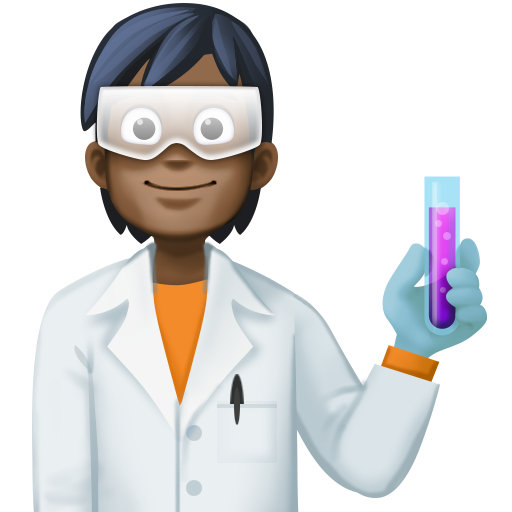 Scientist: Dark Skin Tone, the design in this release