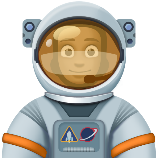 Astronaut: Dark Skin Tone, the design in this release