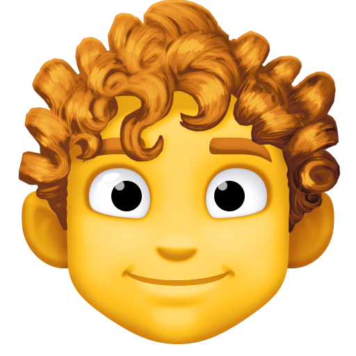 Person: Curly Hair, the design in this release