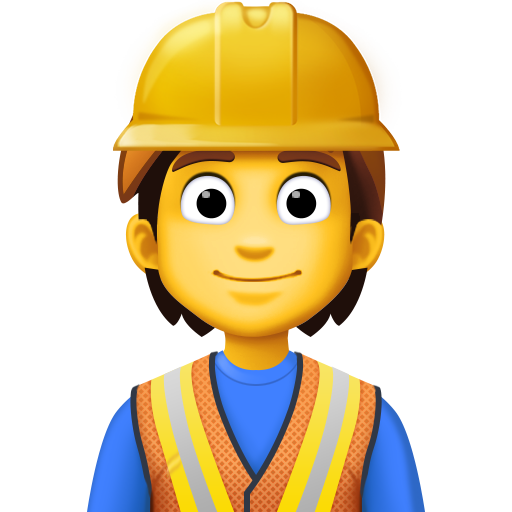 Construction Worker as drawn by Facebook in 13.1