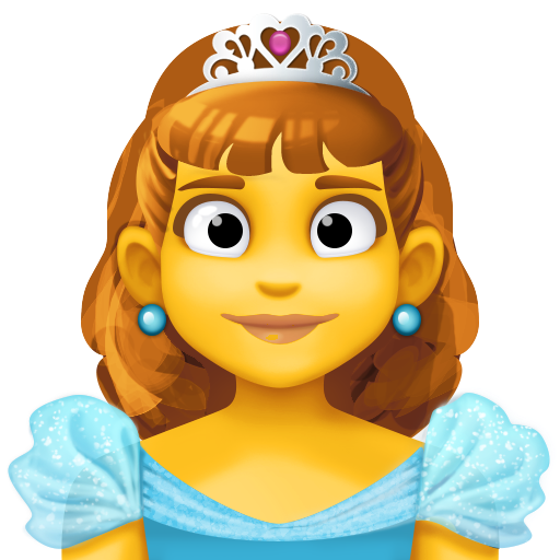 Princess as drawn by Facebook in 13.1