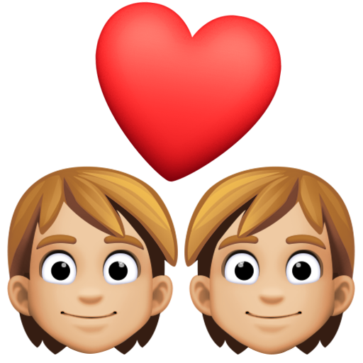 Couple with Heart: Medium-Light Skin Tone, the previous design