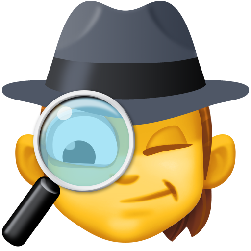 Detective as drawn by Facebook in 13.1