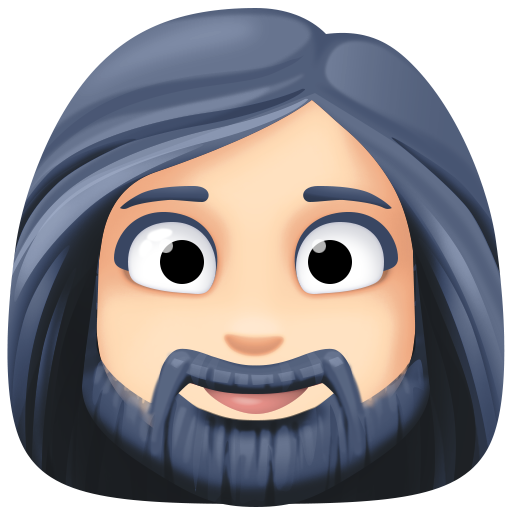 Woman: Light Skin Tone, Beard, the design in this release
