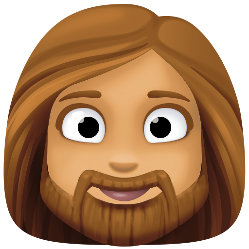 Woman: Medium Skin Tone, Beard, the design in this release