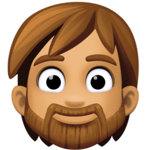 Person: Medium Skin Tone, Beard, the design in this release