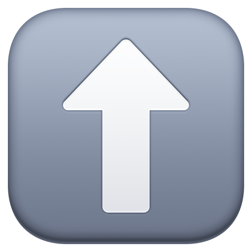 Up Arrow as drawn by Facebook in 13.1