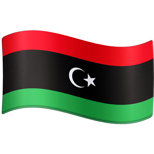Flag: Libya as drawn by Facebook in 14.0