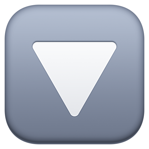 Downwards Button as drawn by Facebook in 14.0