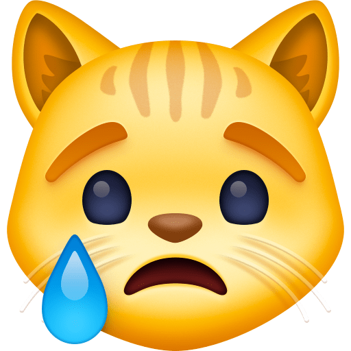 Weinende Katze as drawn by Facebook in 14.0