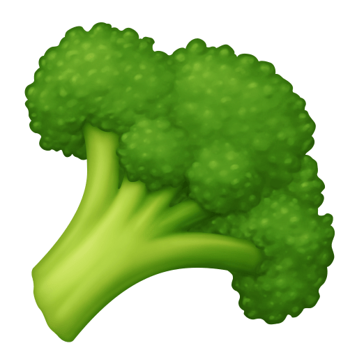 Broccoli as drawn by Facebook in 14.0