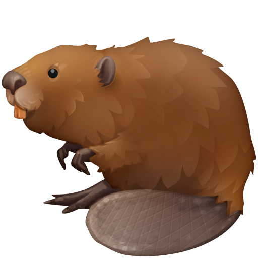 Beaver as drawn by Facebook in 14.0