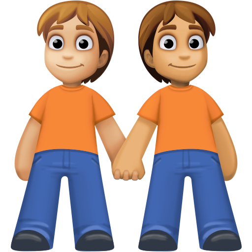 People Holding Hands: Medium-Light Skin Tone, Medium Skin Tone, the design in this release