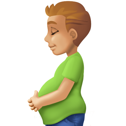 Pregnant Man: Medium-Light Skin Tone, the design in this release
