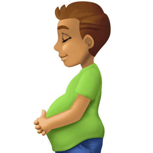 Pregnant Man: Medium Skin Tone, the design in this release