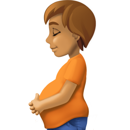 Pregnant Person: Medium Skin Tone, the design in this release