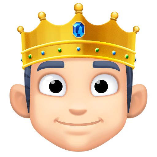 Person with Crown: Light Skin Tone, the design in this release
