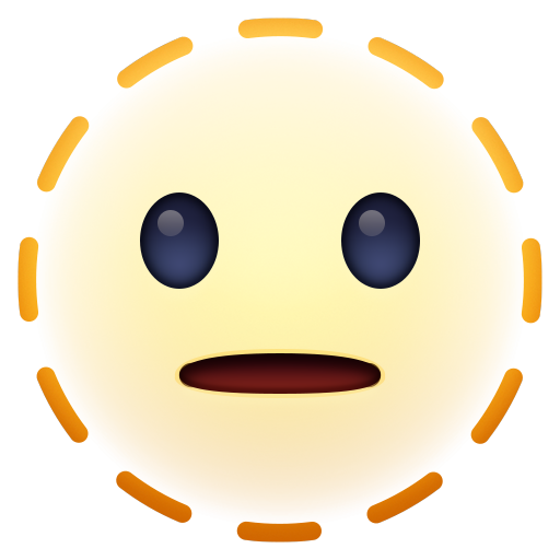 dotted line face — Facebook