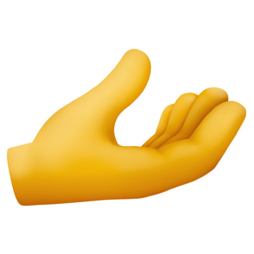 Palm up Hand, the design in this release
