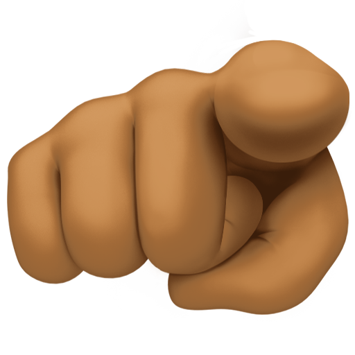Index Pointing at the Viewer: Medium-Dark Skin Tone, the design in this release