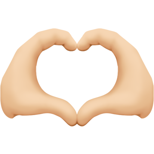 Heart Hands: Medium-Light Skin Tone, the design in this release