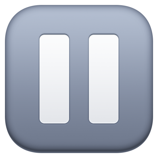 Bouton Pause as drawn by Facebook in 14.0