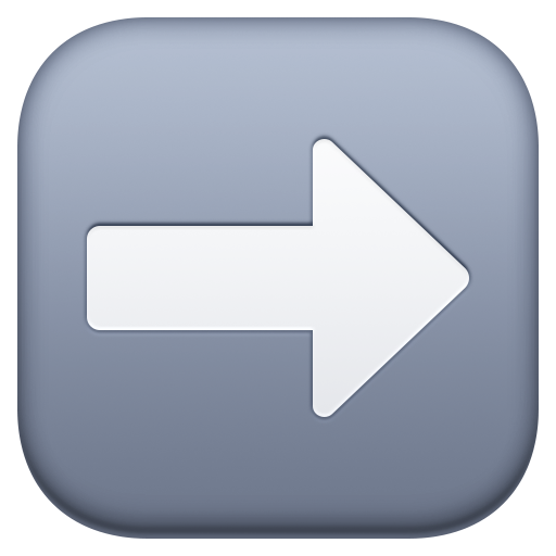 Right Arrow as drawn by Facebook in 14.0