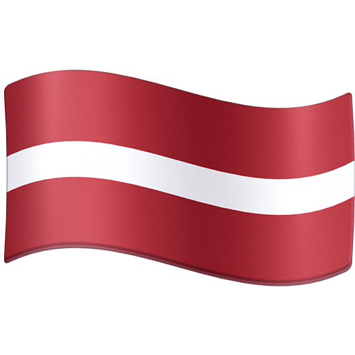Flag: Latvia as drawn by Facebook in 15.0