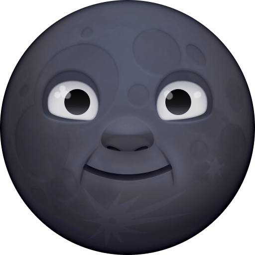 New Moon Face, the previous design
