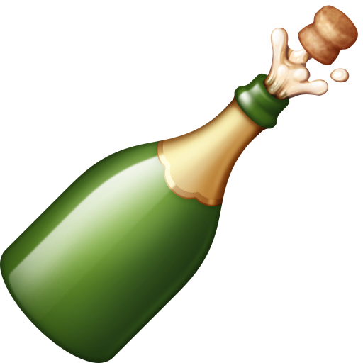 Bottle with Popping Cork, the previous design