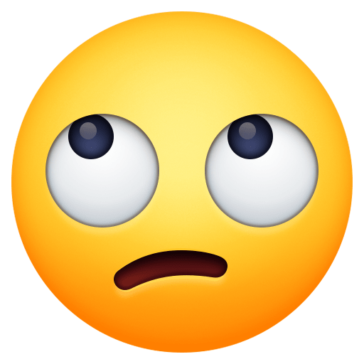 Face with Rolling Eyes, the previous design