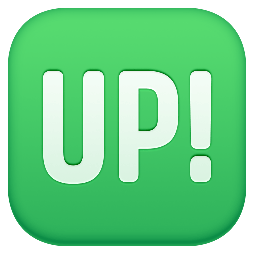 pulsante UP! as rendered by Facebook