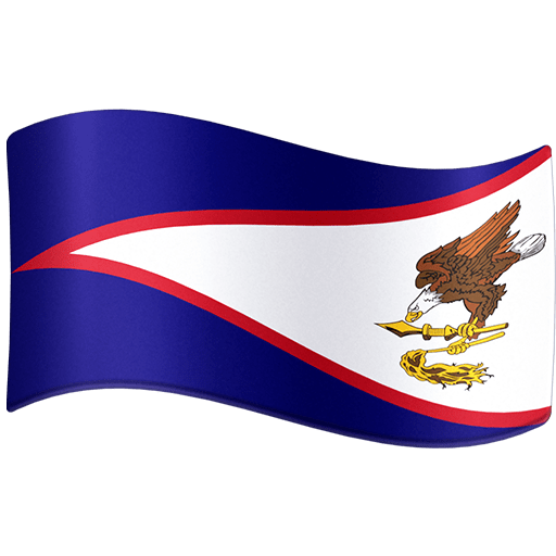 flag: American Samoa as rendered by Facebook