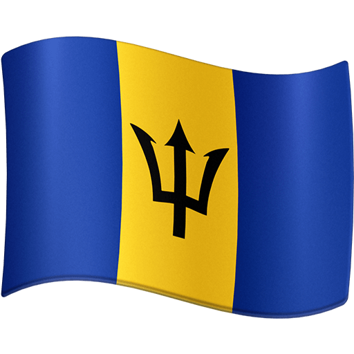 flag: Barbados as rendered by Facebook