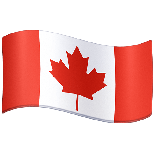 Flag: Canada as drawn by Facebook in 16.0