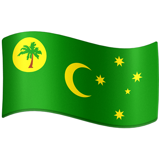 flag: Cocos (Keeling) Islands as rendered by Facebook
