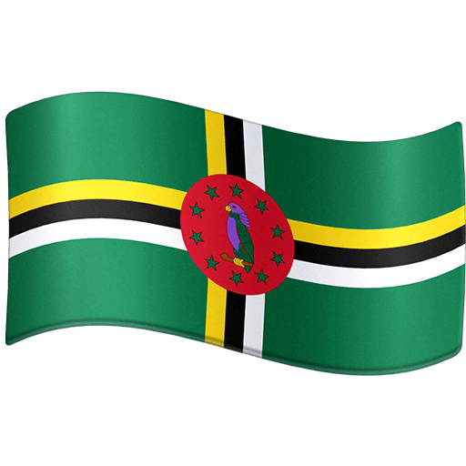 flag: Dominica as rendered by Facebook