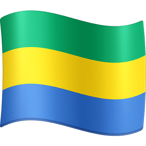 flag: Gabon as rendered by Facebook