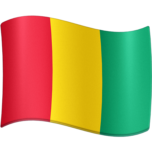 flag: Guinea as rendered by Facebook