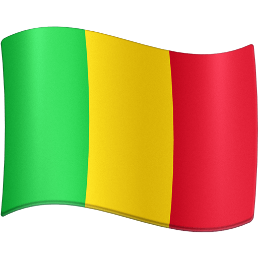 bandiera: Mali as rendered by Facebook