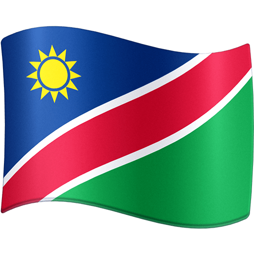 flag: Namibia as rendered by Facebook