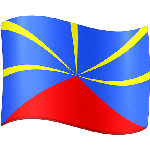 flag: Réunion as rendered by Facebook