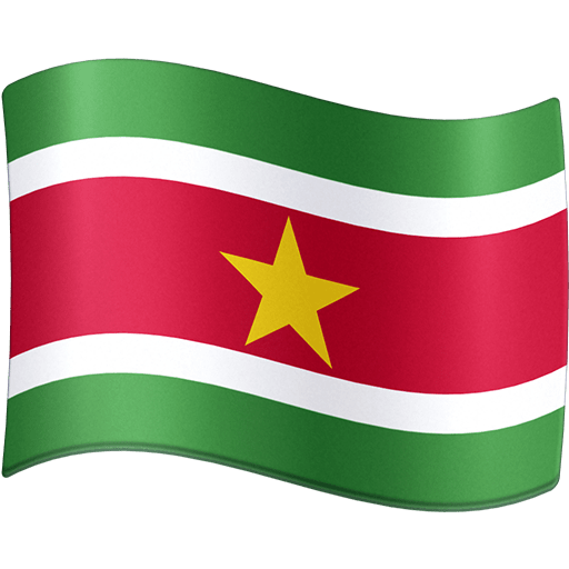 flag: Suriname as rendered by Facebook