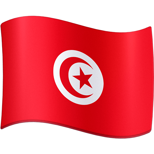 flag: Tunisia as rendered by Facebook