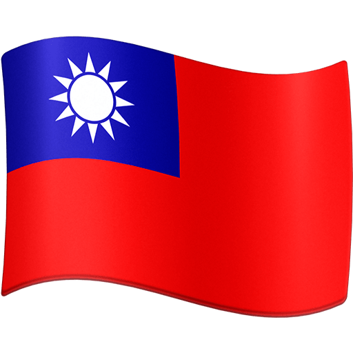 flag: Taiwan as rendered by Facebook