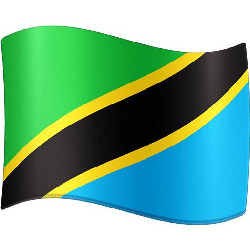 flag: Tanzania as rendered by Facebook